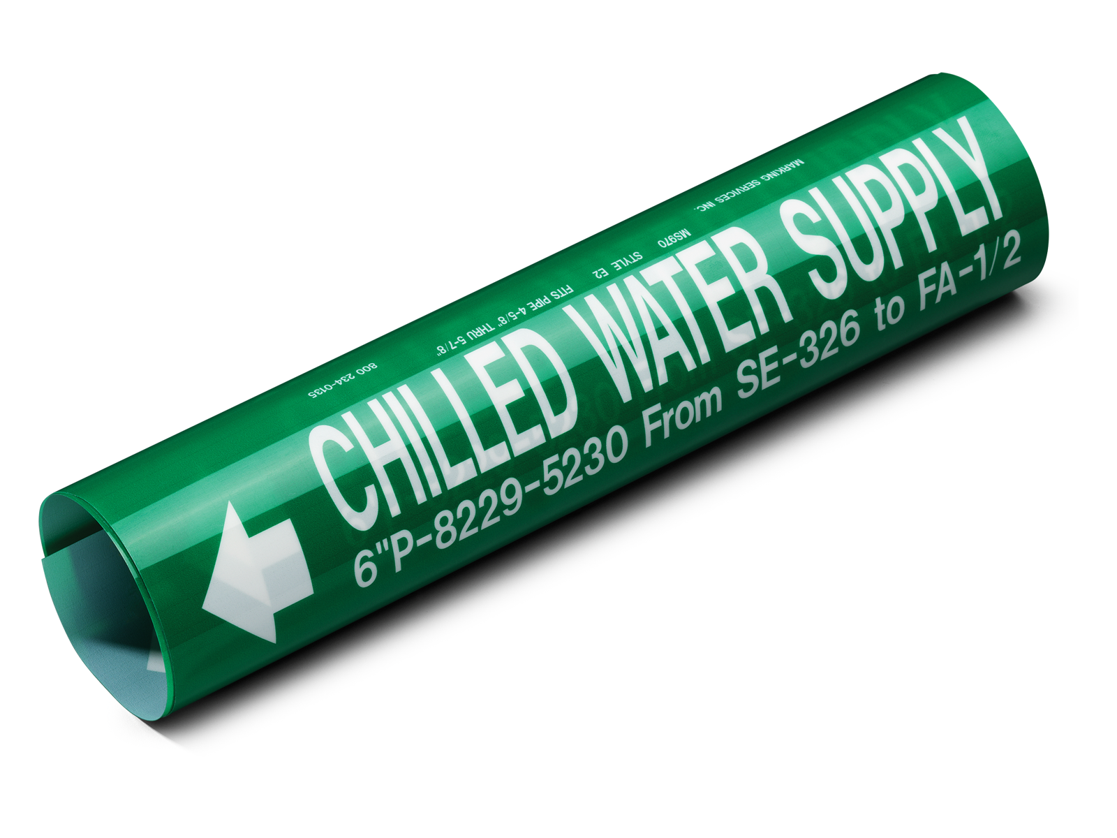 MS995 Carrier Pipe Markers Marking Services Incorporated